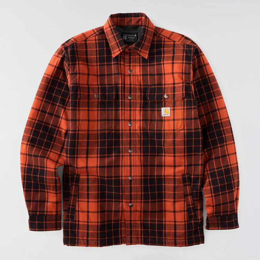 Hubbard Plaid Shirt Jacket Red