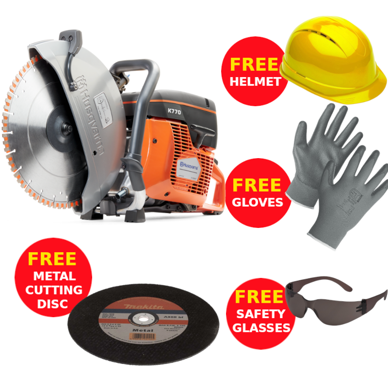 Husqvarna K770 14" Consaw Bundle Deal