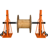 Hydraulic Cable Drum Lifting Jacks 3T Rated With Spindle Bar