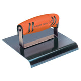 Kraft 6" x 6" 1/4"R Blue Steel Edger with ProForm® Handle