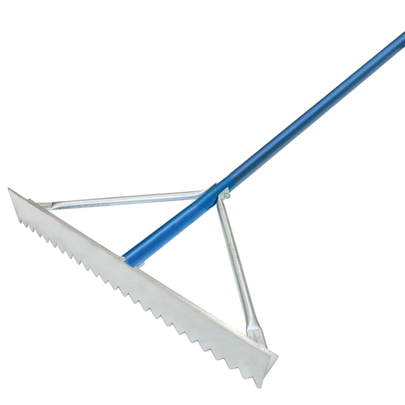 Kraft 24 Magnesium Asphalt Rake with 7 Foot Handle