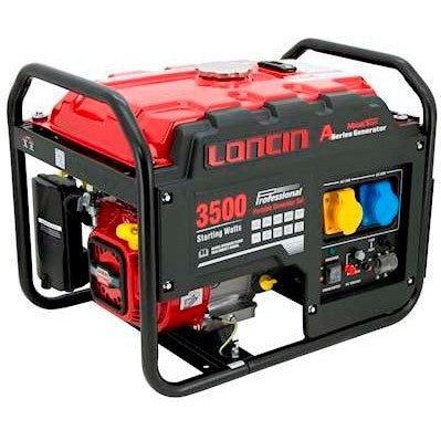 Loncin Generator 3.5 kVA + AVR – Loncin G210 Petrol Engine