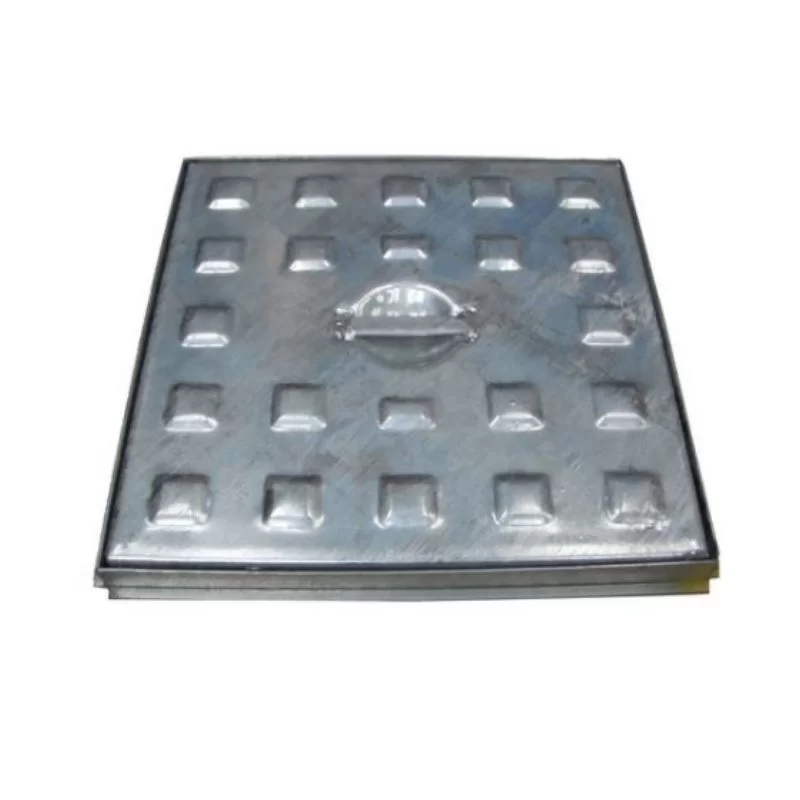 Galvanised Manhole Cover 300 x 300 x 5T (ORANGE)