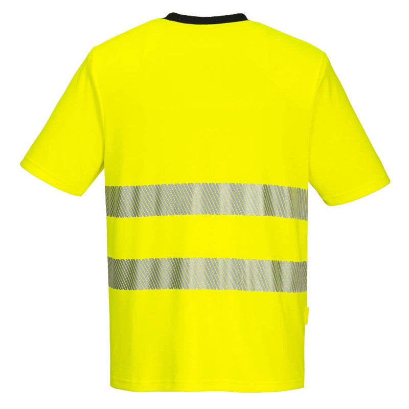Portwest DX4 Yellow Hi-Vis T-Shirt