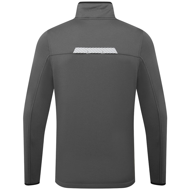 Portwest WX3 Full Zip Tech Fleece Metal Grey