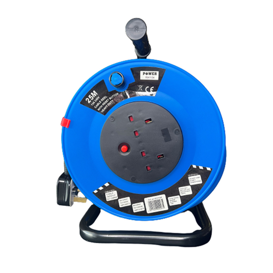 Power 25M 240V 1.25sq 13A Cable Reel