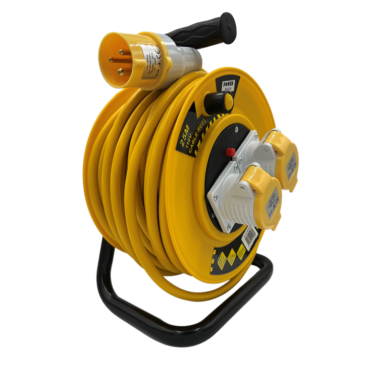 Power 25m 110V 2.5mm² Cable Reel