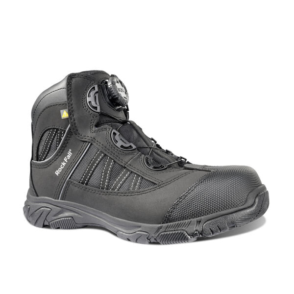 Rock Fall Ohm Black Safety Boot