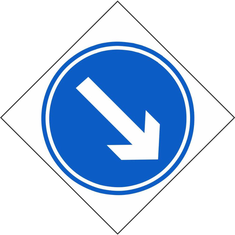 Chapter 8 Cone-mounted Road Signs Bundle (Pack of 8)