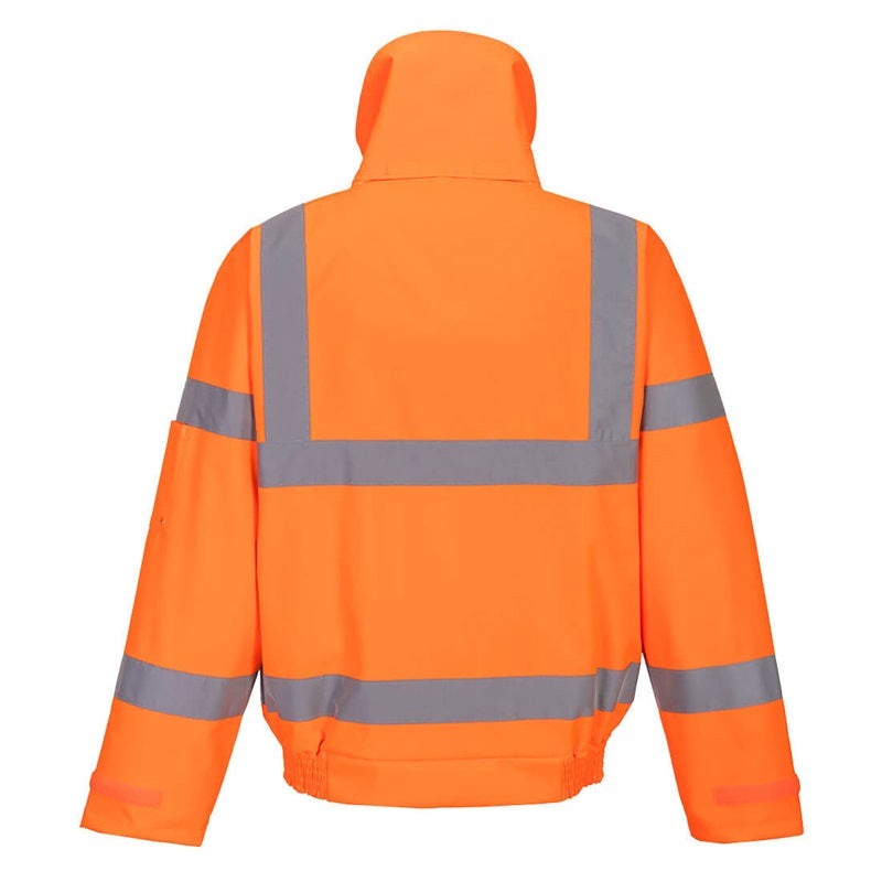 S591 - Hi-Vis Extreme Rain Bomber Jacket Orange