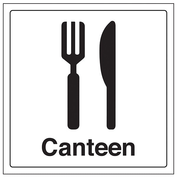 SITE SIGN "CANTEEN" 600 X 400