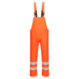 Portwest Sealtex Ultra Orange Hi-Vis Rain Bib and Brace