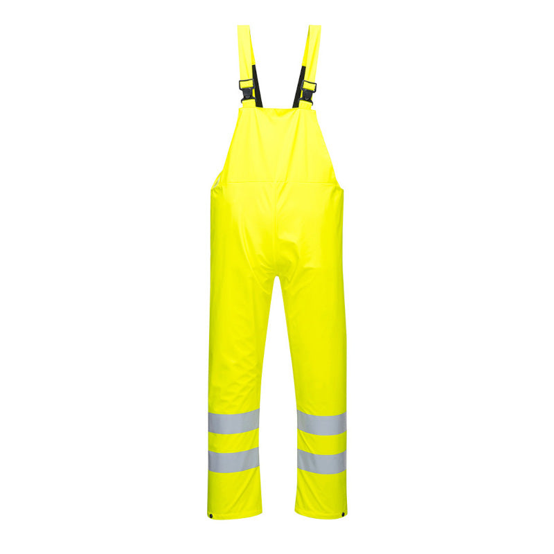 Portwest Sealtex Ultra Yellow Hi-Vis Rain Bib and Brace