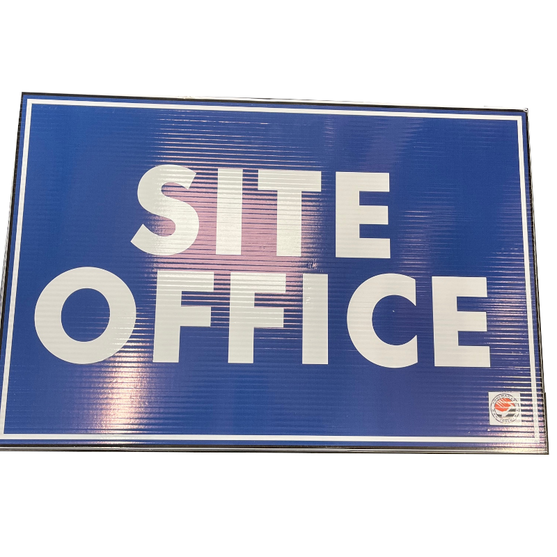 SITE SIGN "SITE OFFICE" 600 X 400