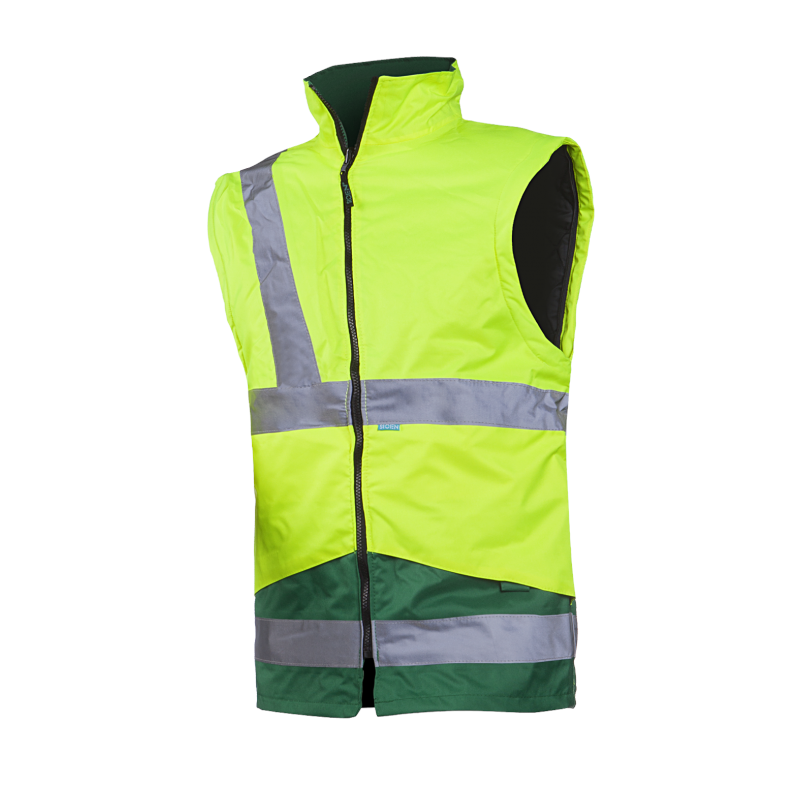 Sioen Skollfield Hi-vis Rain Jacket with Detachable Bodywarmer