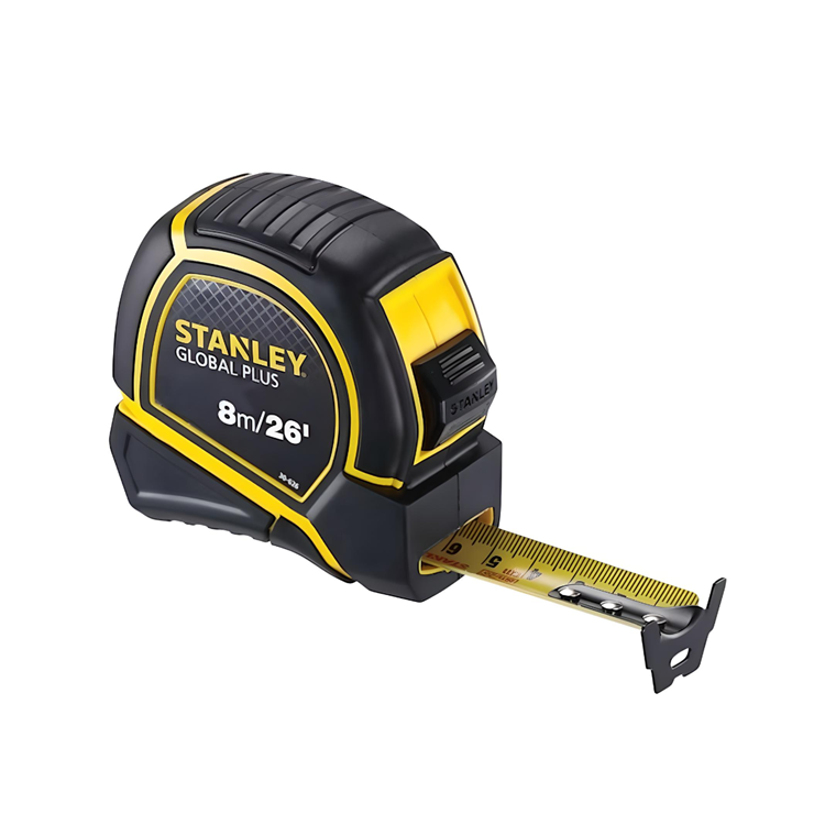 STANLEY 8M/26FT GLOBAL PLUS MEASURING TAPE