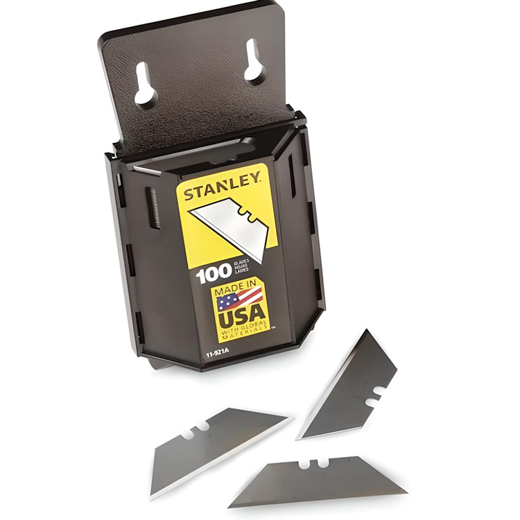 Stanley Heavy-Duty Utility Blades with Dispenser (Pack of 100)