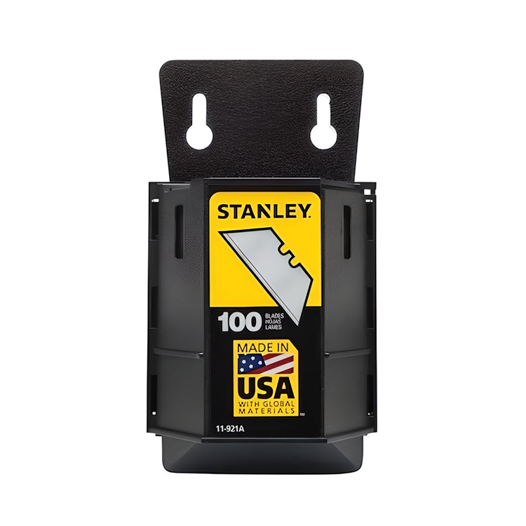 Stanley Heavy-Duty Utility Blades with Dispenser (Pack of 100)