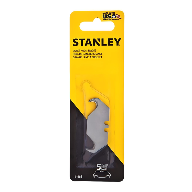 Stanley Hooked Knife Blades (Pack of 5)