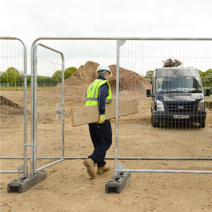 Temporary Back Gate Harris 1m Pedestrian Gate in Temporary Fence Panel – Toolman Limited