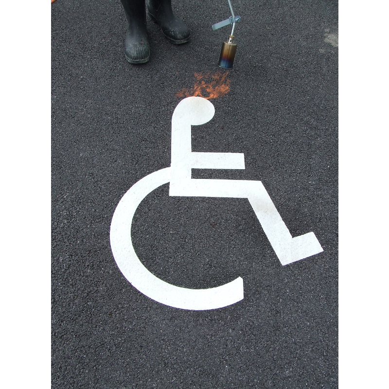 Thermoplastic Disabled Parking Symbols (900mm)