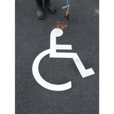 Thermoplastic Disabled Parking Symbols (900mm)
