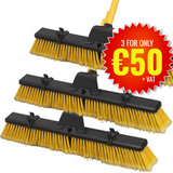 Bulldozer Yard Broom 24"(600mm) (Pack of 3) A favourite with the concrete crews