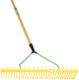 Plastic Yellow Landscape Rake 32 Teeth Curved (Pack of 3)