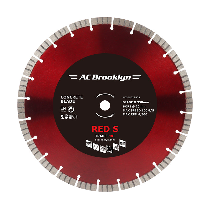 AC Brooklyn 14" / 350mm Diamond Consaw Blade 20mm Bore