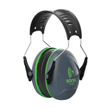 JSP Sonis®1 Adjustable Ear Defenders 27dB SNR - Grey / Green (Pack of 5)