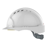 JSP EVO2 Safety Helmet - Slip Ratchet - Vented - White (Pack of 5)