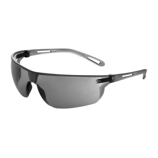 JSP Stealth™ 16g Lightweight Safety Specs - Smoke Anti-scratch Lenses - Smoke Frames (Box of 10)