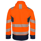 SYNQ® Sioen Beamer High-Vis Winter Waterproof Bomber Jacket Orange/Navy