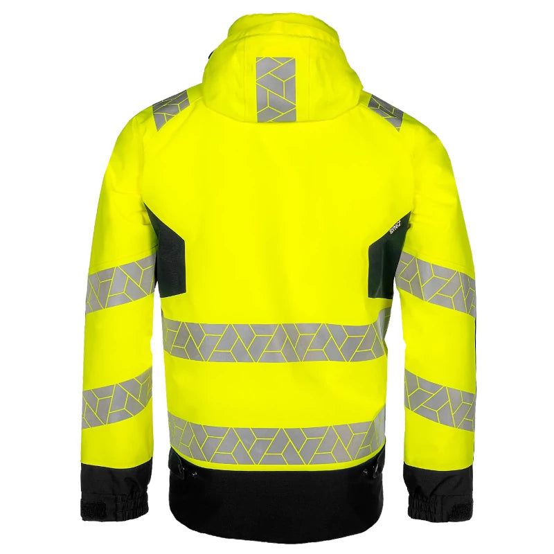 SYNQ® Sioen Beamer High-Vis Winter Waterproof Bomber Jacket Yellow/Black