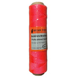 Bear Nylon braided Masons line 76m (250ft) x 1mm Pink (Pack of 5)