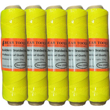 Bear Nylon Braided Masons Line 76m (250ft) x 1mm Yellow (Pack of 5)