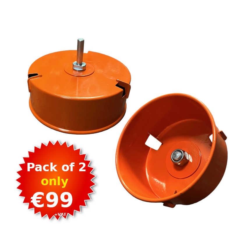 Bear 110mm (4") and 152mm (6") Pipe Chamfers (Pack of 2)