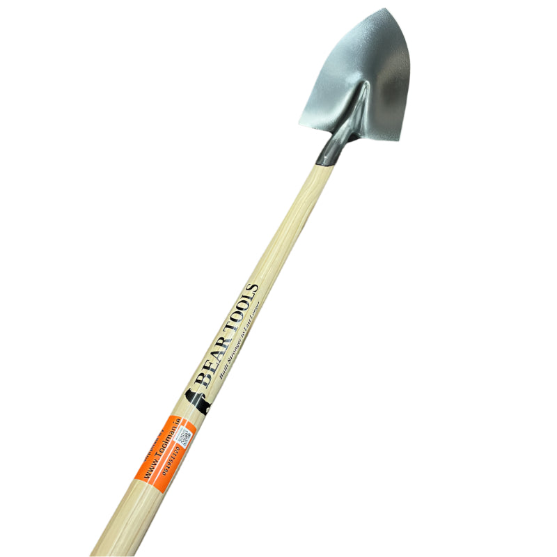 BEAR TOOLS IRISH SHOVEL WITH WOOD HANDLE