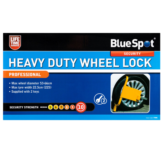 BlueSpot Heavy Duty Wheel Lock