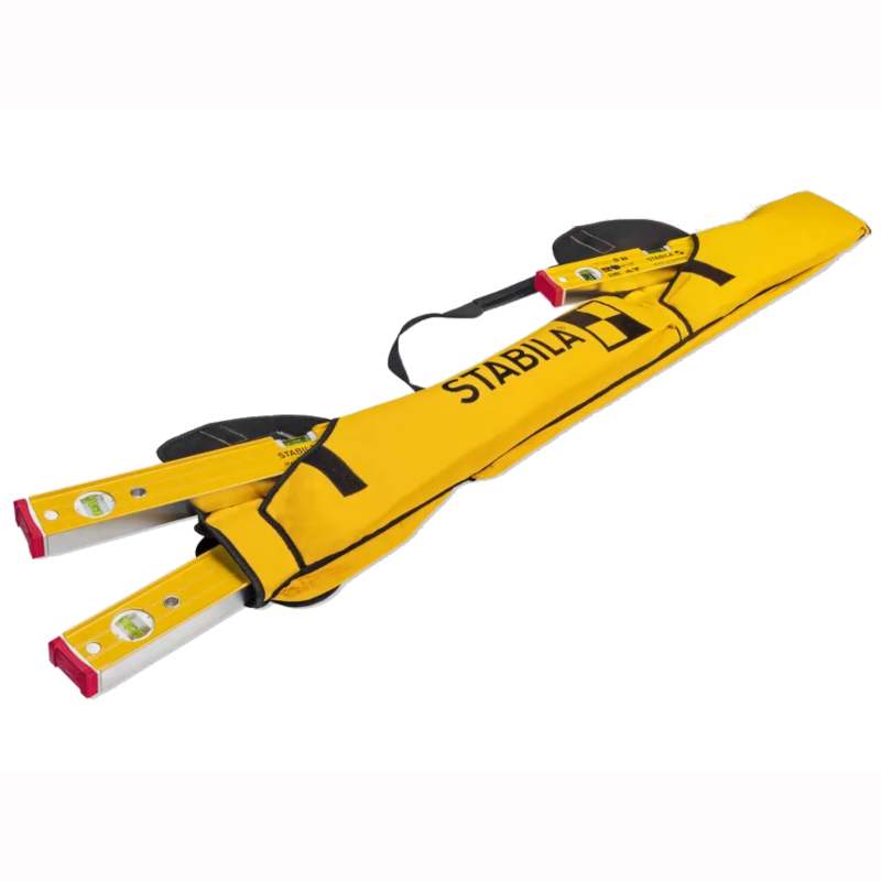 Stabila Kit 3 Spirit Level Type 196-2 Kit (61cm (2 ft), 122cm (4 ft), 183cm (6 ft) with FREE bag)
