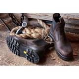 Carter Rugged Flex™ S3 Chelsea Safety Boot Dark Brown