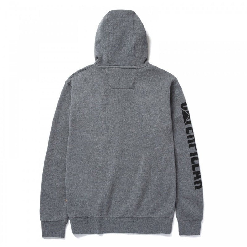 Caterpillar Grey Banner Hoodie