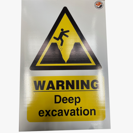 Construction Site Deep Excavation Notice