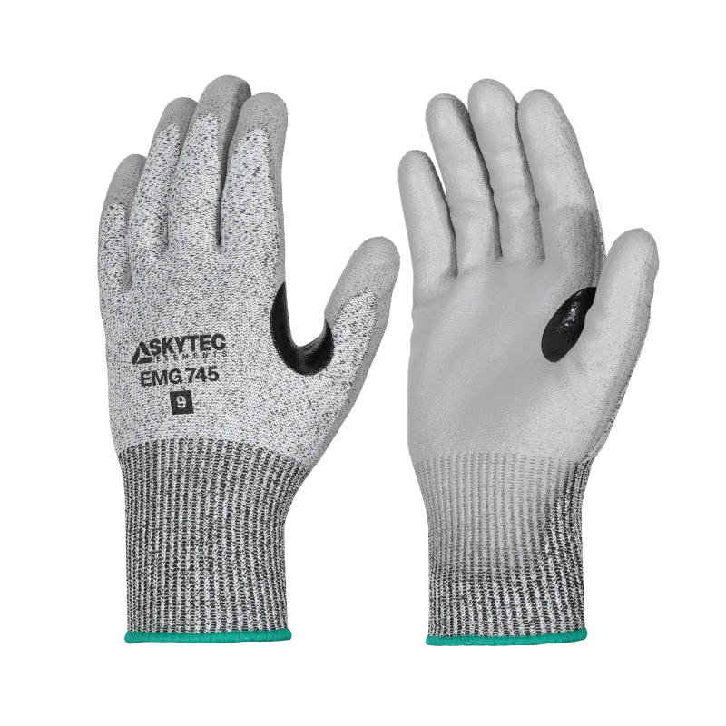 Cut Level D / A4 Cut Resistant Glove with PU Coating (Pack of 10)