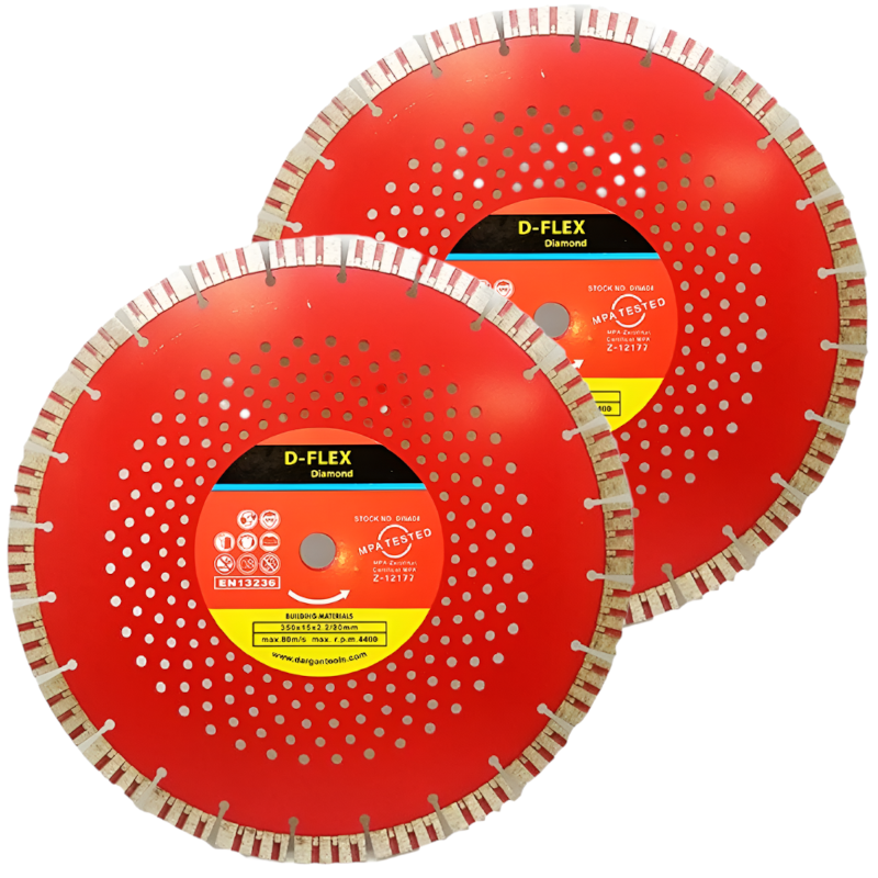 D-FLEX Diamond Cutting Disc 14" (Pack of 2)