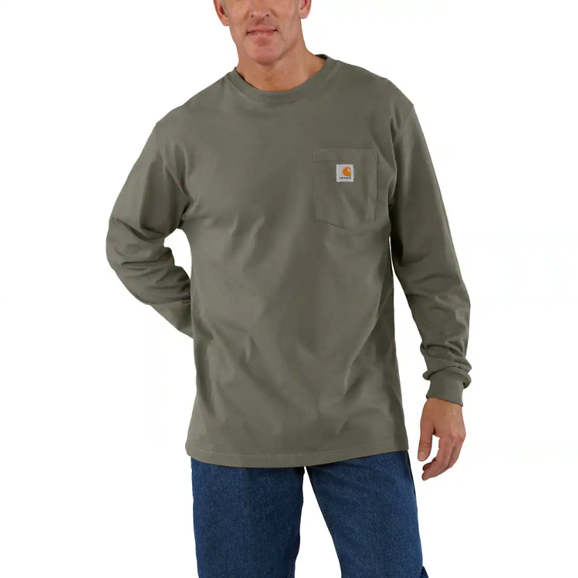 Dearborn Loose LS T-Shirt Dusty Olive