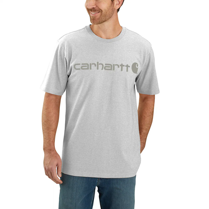 Dearborn Relaxed Logo T-Shirt Heather Gray/Gray