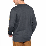 Dearborn Relaxed LS Sleeve-Logo T-Shirt Carbon Heather