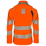 SYNQ® Deteqtor Women's Orange/Navy High-Vis Softshell Jacket, Stretch