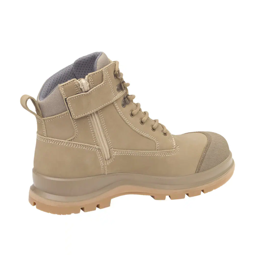 Detroit Rugged Flex™ S3 6 Inch Zip Safety Boot Dark Khaki